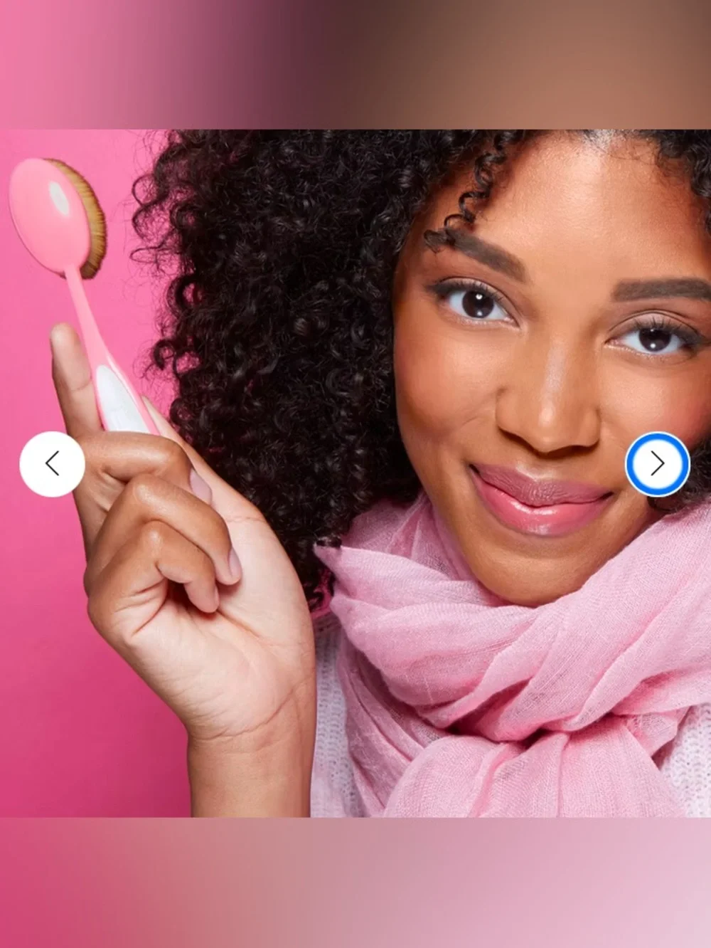 artis Elite Oval 7 Makeup Brush in Soft Pink Finish MSRP $80.00